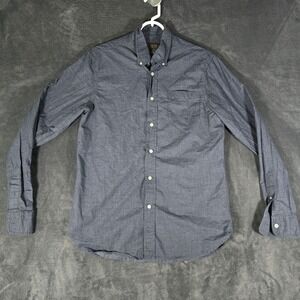 JACHS New York Classic Fit Button‎ Down Shirt Men's Size S Navy